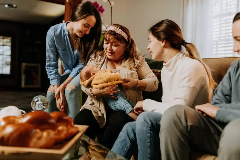 Family Visits After Baby